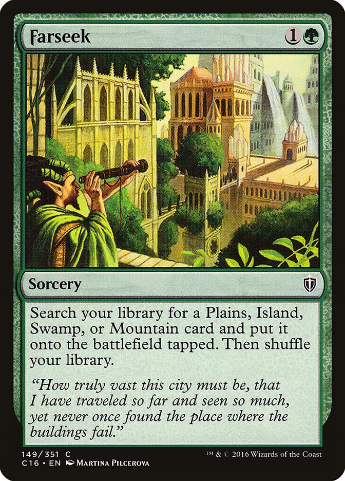 2016 Commander 2016 Farseek common #149 common card image