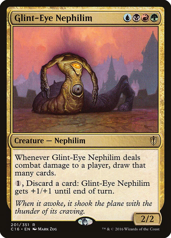 2016 Commander 2016 Glint-Eye Nephilim rare #201 rare card image