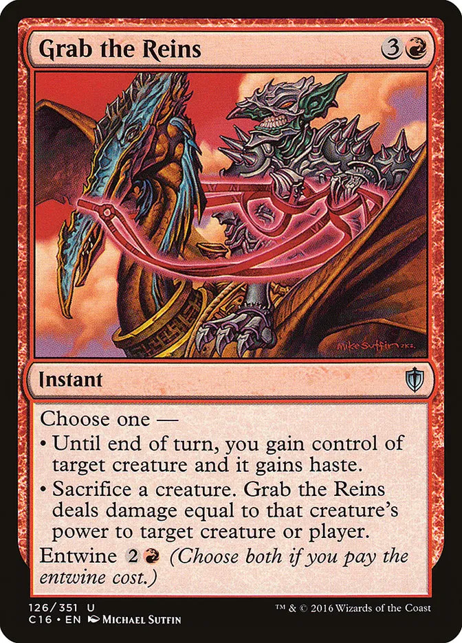 2016 Commander 2016 Grab the Reins #126 uncommon card image
