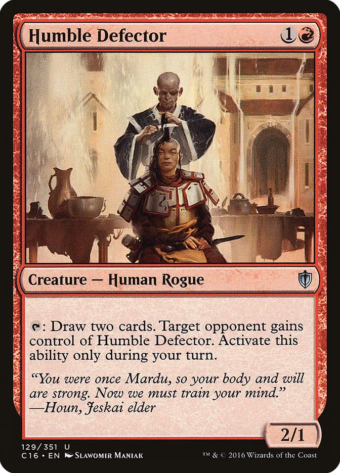 2016 Commander 2016 Humble Defector uncommon #129 uncommon card image