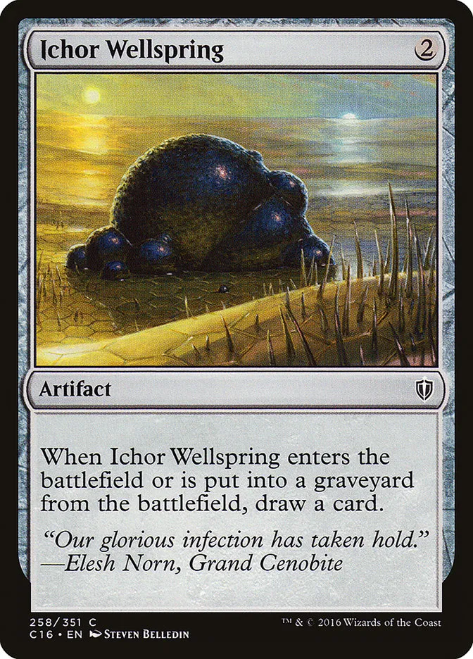2016 Commander 2016 Ichor Wellspring common #258 common card image