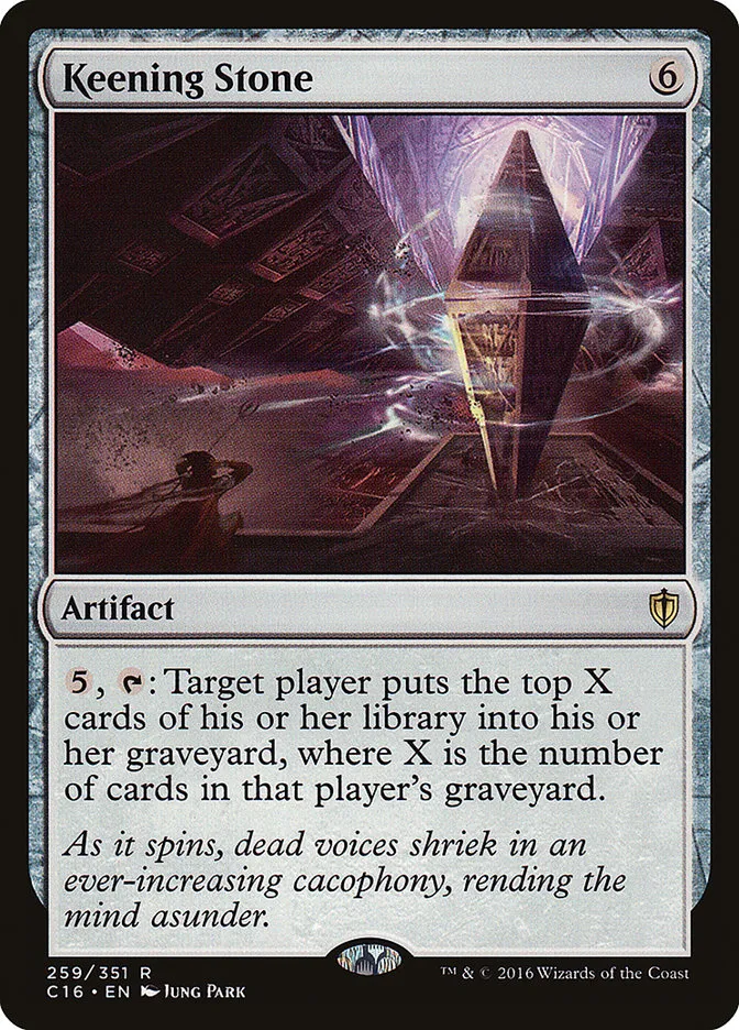 2016 Commander 2016 Keening Stone #259 rare card image