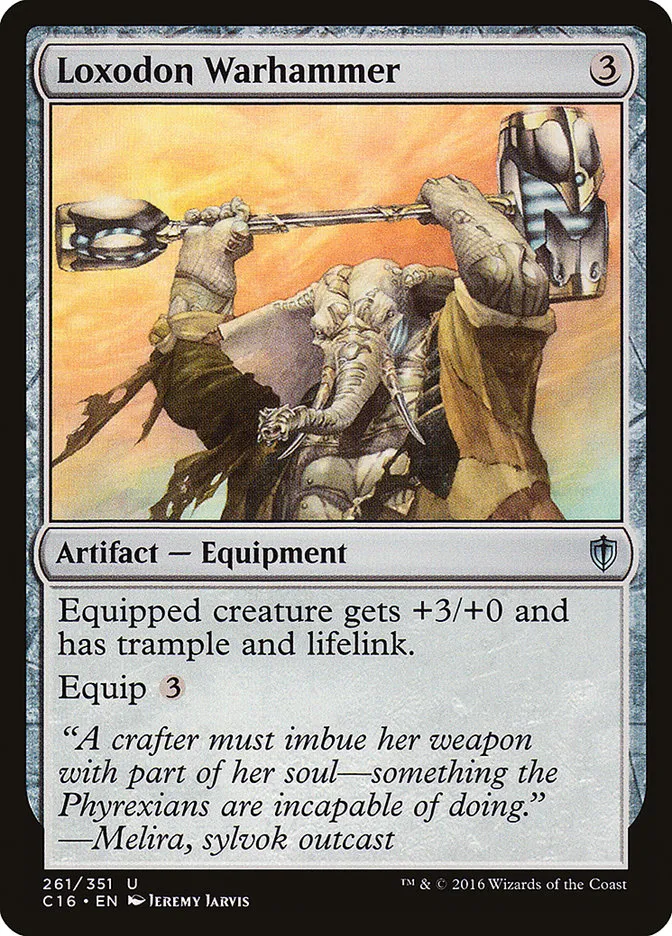 2016 Commander 2016 Loxodon Warhammer #261 uncommon card image