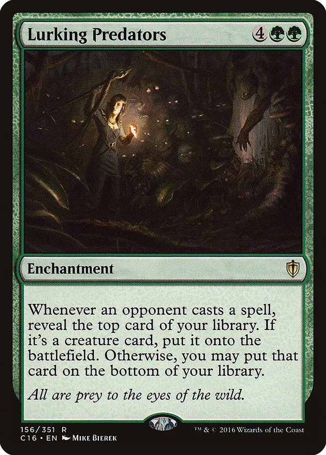 2016 Commander 2016 Lurking Predators rare #156 rare card image