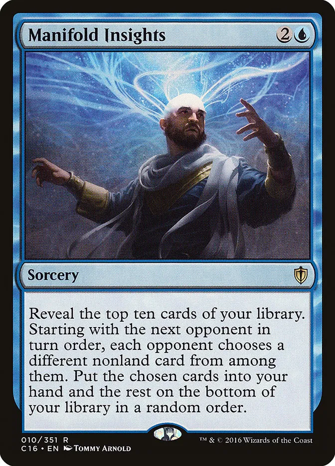 2016 Commander 2016 Manifold Insights rare #10 rare card image