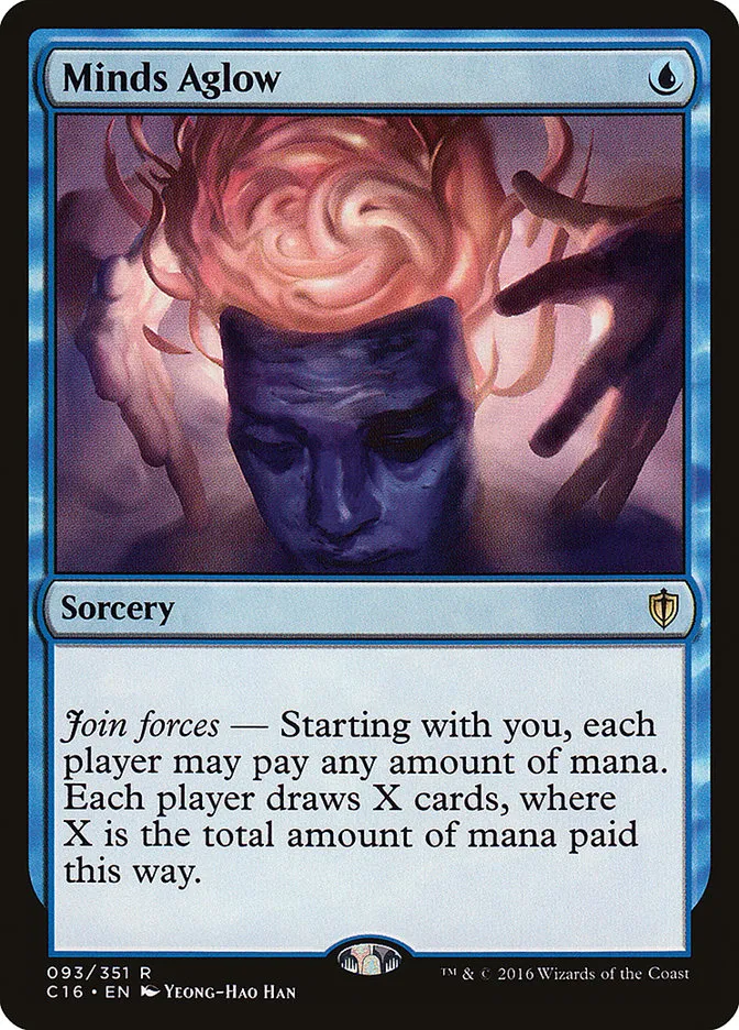 2016 Commander 2016 Minds Aglow rare #93 rare card image