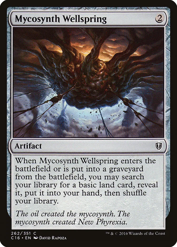 2016 Commander 2016 Mycosynth Wellspring common #262 common card image