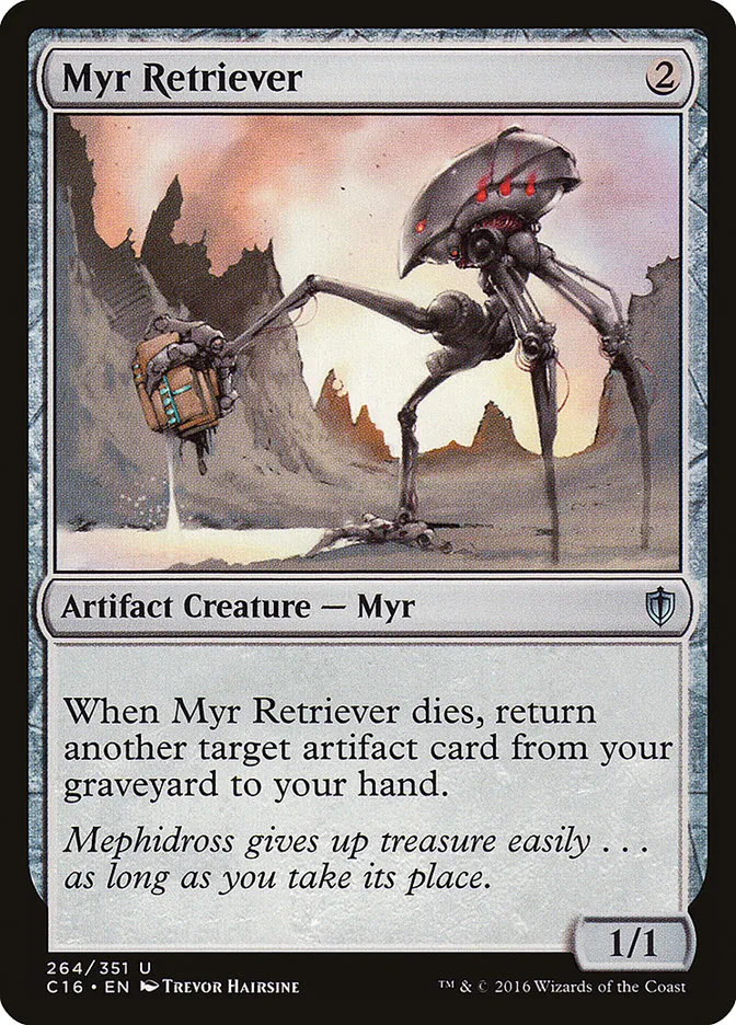 2016 Commander 2016 Myr Retriever #264 uncommon card image