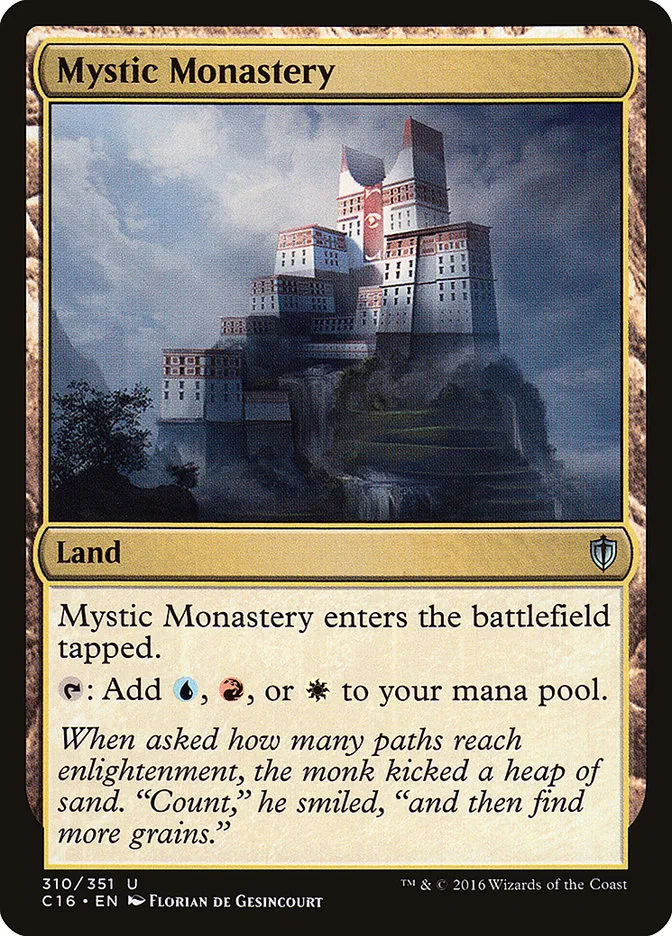 2016 Commander 2016 Mystic Monastery #310 uncommon card image