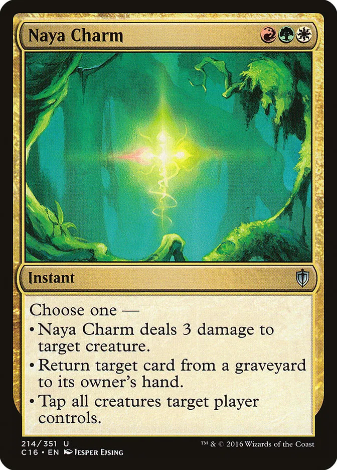 2016 Commander 2016 Naya Charm uncommon #214 uncommon card image