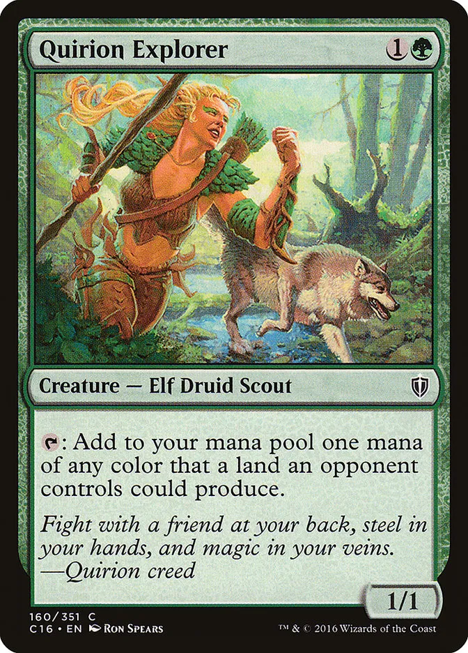 2016 Commander 2016 Quirion Explorer common #160 common card image