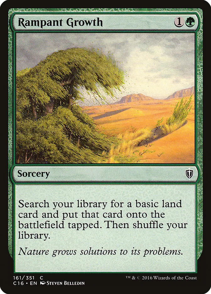 2016 Commander 2016 Rampant Growth common #161 common card image