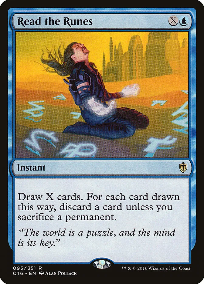 2016 Commander 2016 Read the Runes #95 rare card image