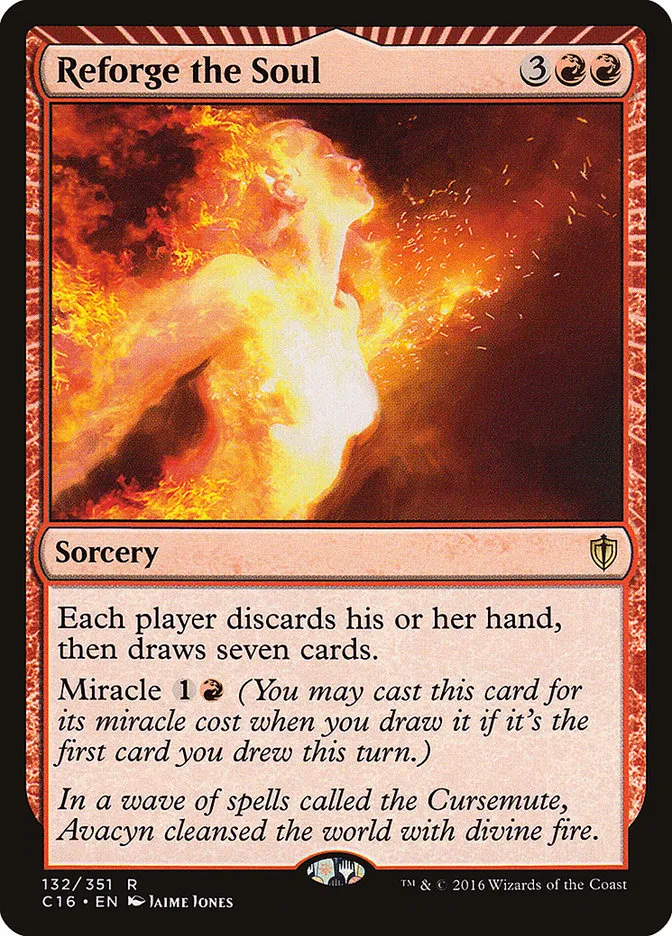 2016 Commander 2016 Reforge the Soul #132 rare card image
