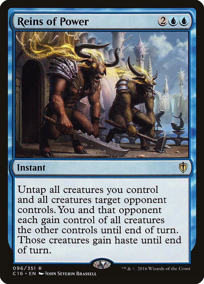 2016 Commander 2016 Reins of Power #96 rare card image