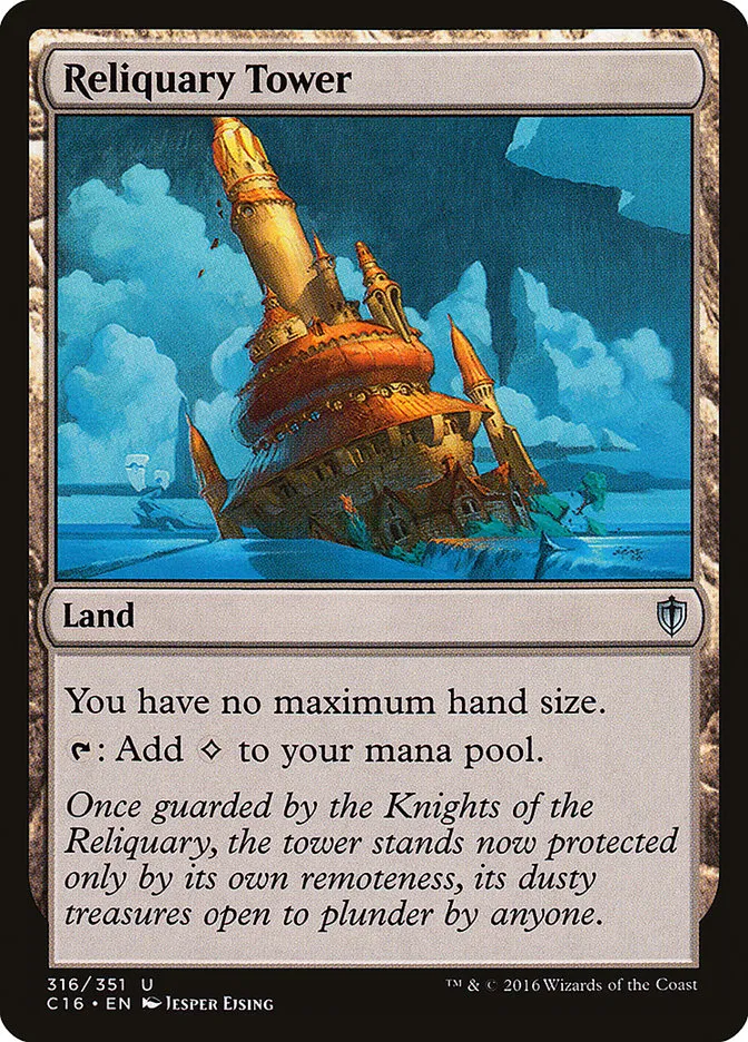 2016 Commander 2016 Reliquary Tower uncommon #316 uncommon card image