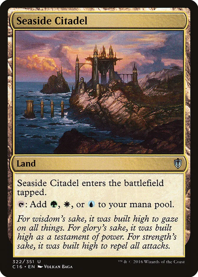 2016 Commander 2016 Seaside Citadel uncommon #322 uncommon card image