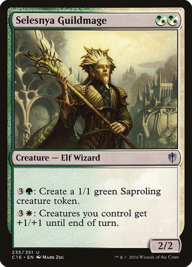 2016 Commander 2016 Selesnya Guildmage uncommon #235 uncommon card image