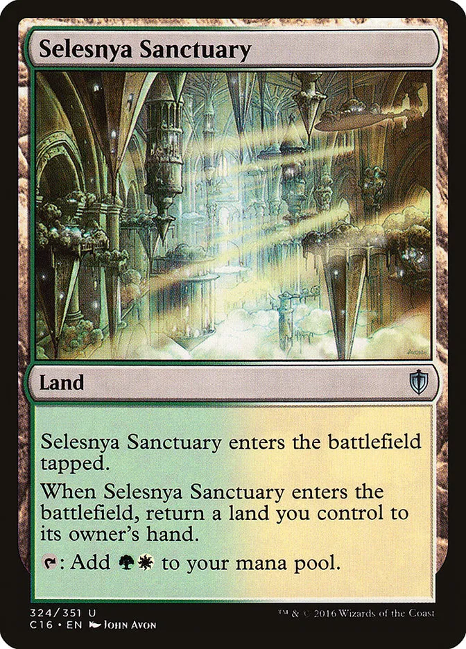 2016 Commander 2016 Selesnya Sanctuary #324 uncommon card image