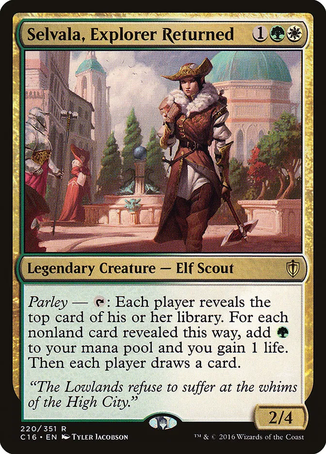2016 Commander 2016 Selvala, Explorer Returned rare #220 rare card image