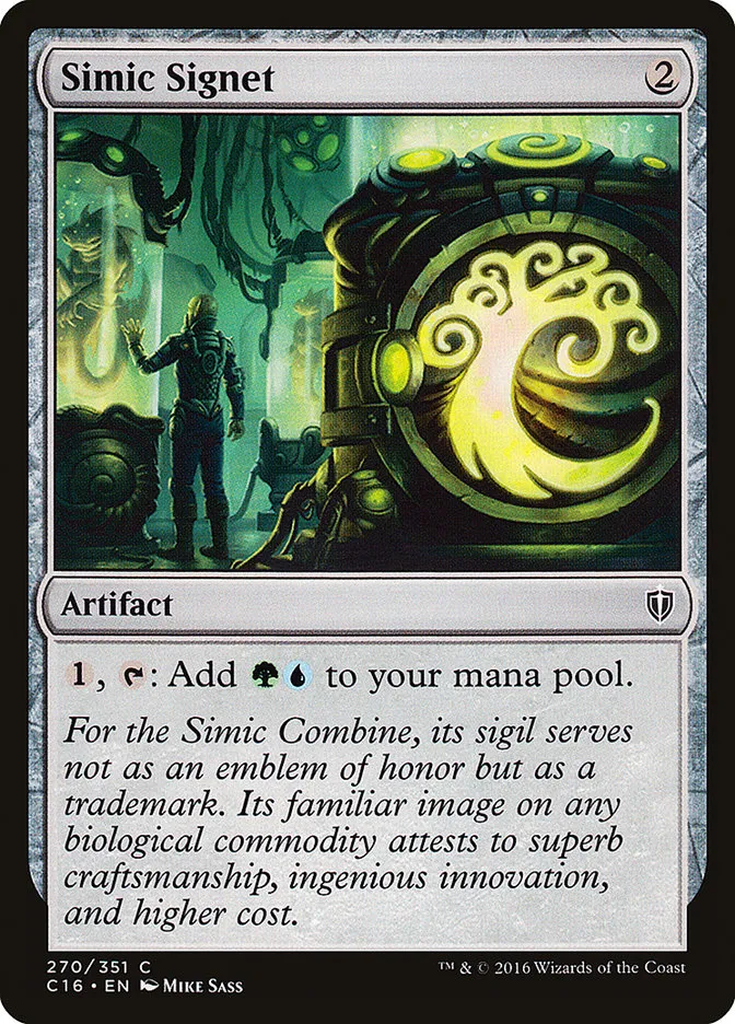 2016 Commander 2016 Simic Signet common #270 common card image