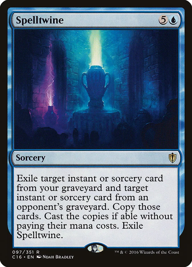 2016 Commander 2016 Spelltwine rare #97 rare card image