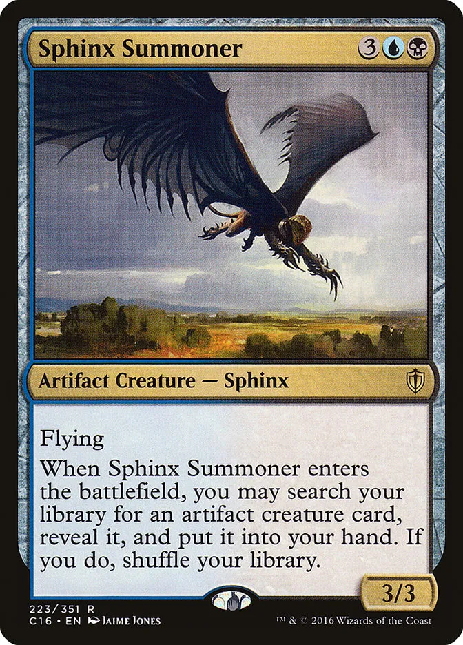 2016 Commander 2016 Sphinx Summoner rare #223 rare card image