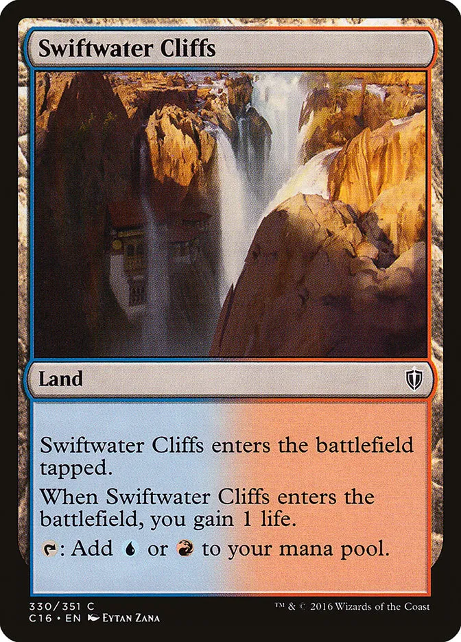2016 Commander 2016 Swiftwater Cliffs common #330 common card image