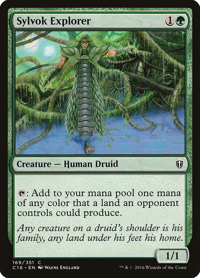 2016 Commander 2016 Sylvok Explorer common #169 common card image