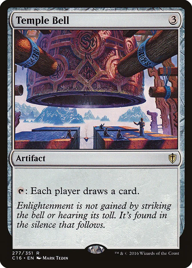 2016 Commander 2016 Temple Bell rare #277 rare card image
