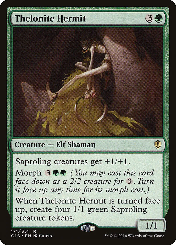 2016 Commander 2016 Thelonite Hermit rare #171 rare card image