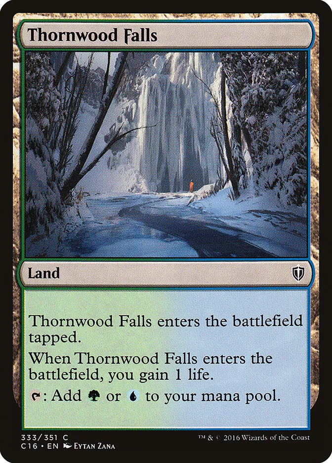2016 Commander 2016 Thornwood Falls common #333 common card image