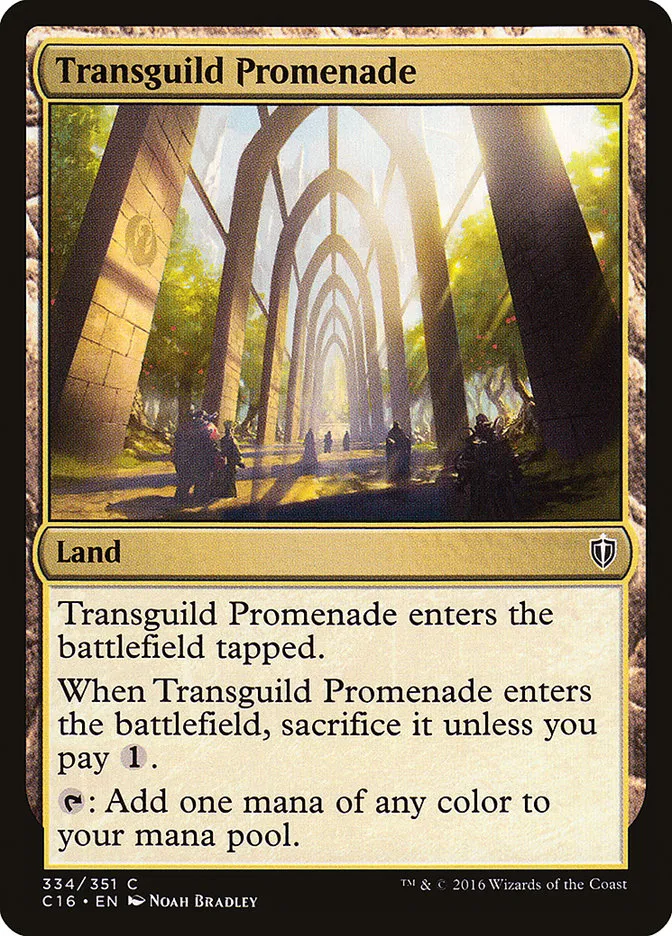 2016 Commander 2016 Transguild Promenade common #334 common card image