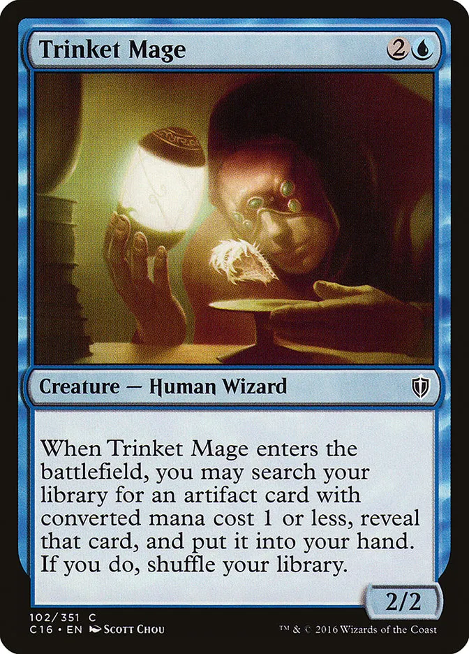 2016 Commander 2016 Trinket Mage common #102 common card image