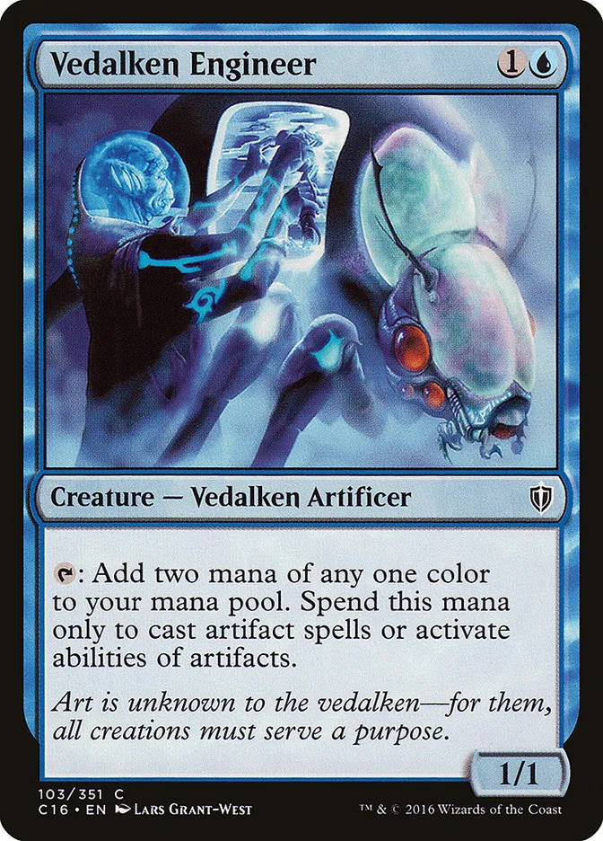 2016 Commander 2016 Vedalken Engineer common #103 common card image