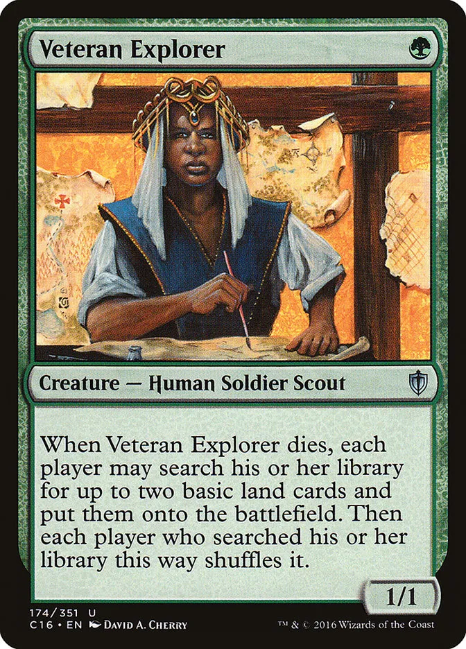 2016 Commander 2016 Veteran Explorer uncommon #174 uncommon card image