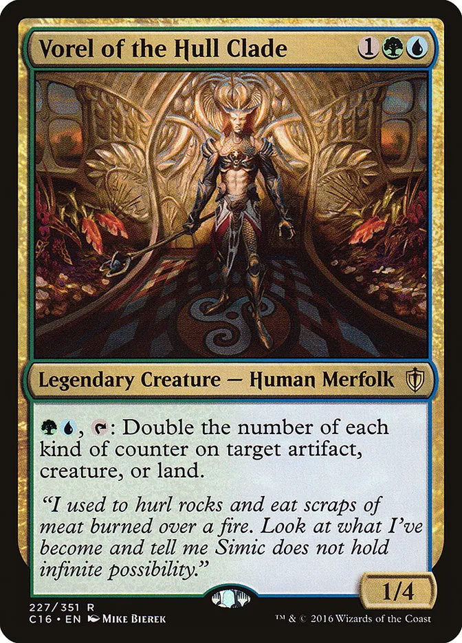 2016 Commander 2016 Vorel of the Hull Clade #227 rare card image