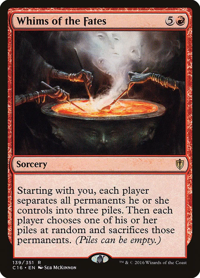 2016 Commander 2016 Whims of the Fates #139 rare card image