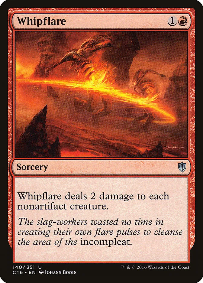 2016 Commander 2016 Whipflare uncommon #140 uncommon card image