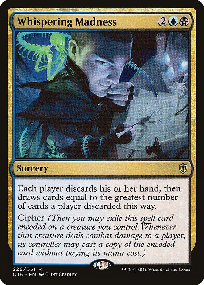 2016 Commander 2016 Whispering Madness rare #229 rare card image