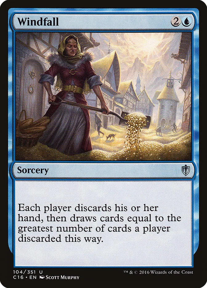 2016 Commander 2016 Windfall uncommon #104 uncommon card image