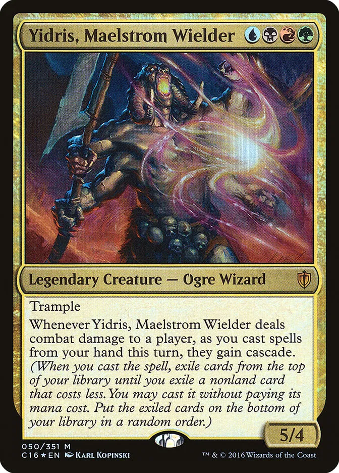 2016 Commander 2016 Yidris, Maelstrom Wielder #50 mythic card image