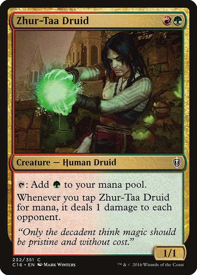 2016 Commander 2016 Zhur-Taa Druid common #232 common card image