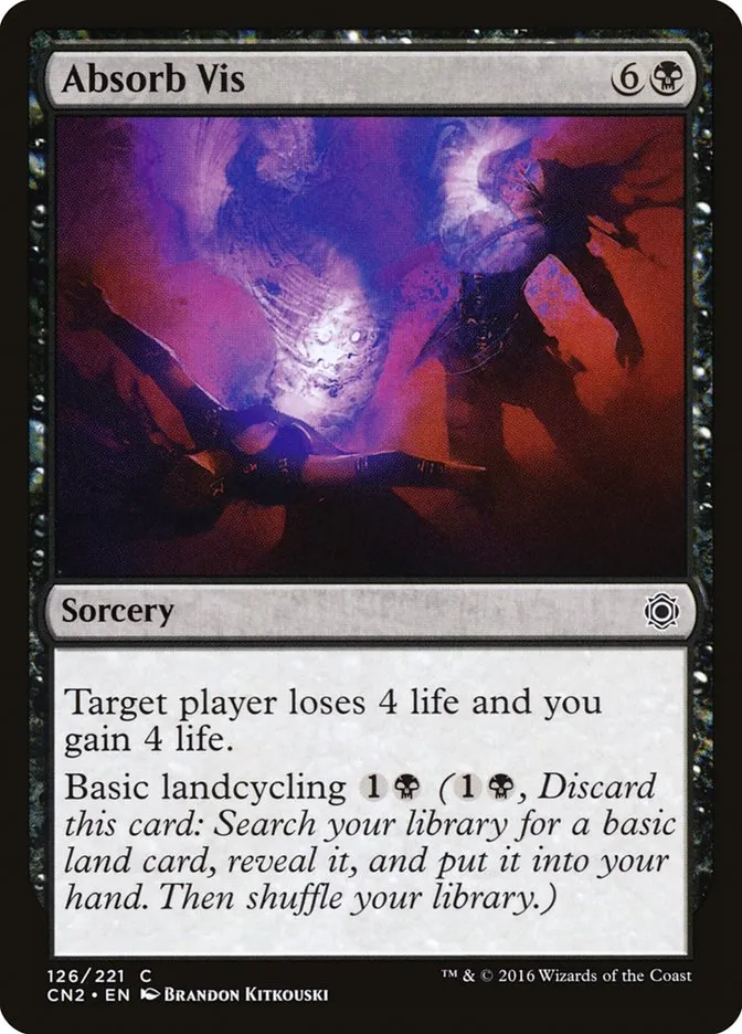 2016 Conspiracy: Take the Crown Absorb Vis #126 common card image