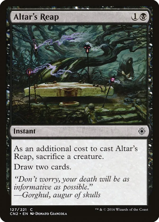 2016 Conspiracy: Take the Crown Altar's Reap #127 common card image