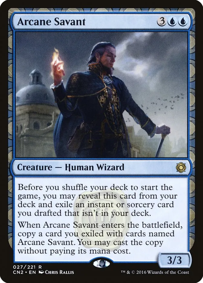 2016 Conspiracy: Take the Crown Arcane Savant #27 rare card image