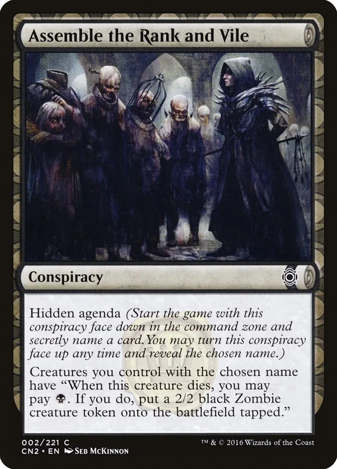 2016 Conspiracy: Take the Crown Assemble the Rank and Vile #2 common card image