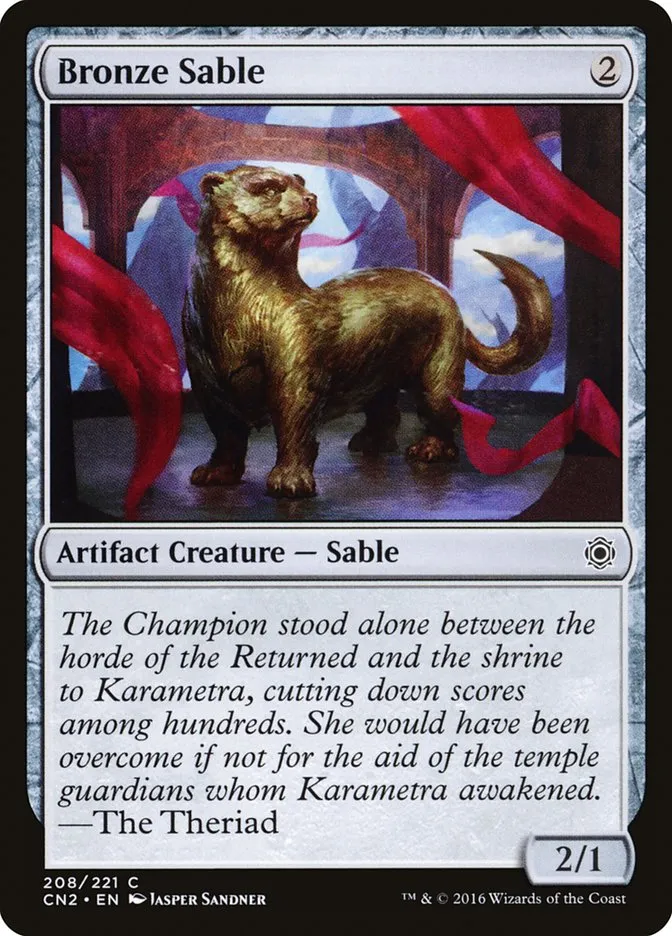 2016 Conspiracy: Take the Crown Bronze Sable #208 common card image