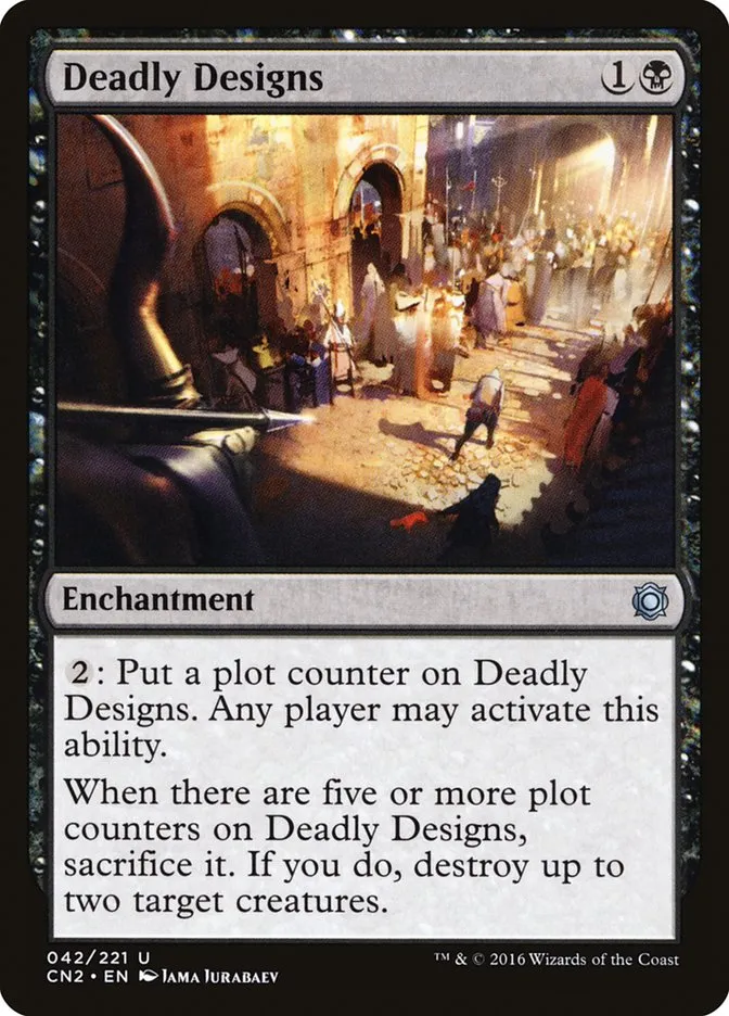 2016 Conspiracy: Take the Crown Deadly Designs #42 uncommon card image