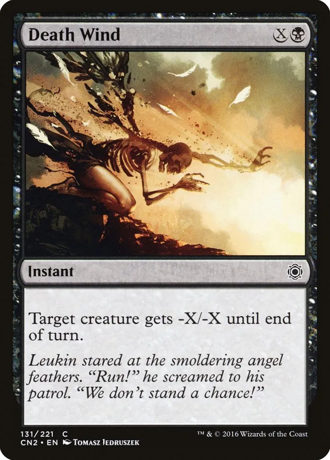 2016 Conspiracy: Take the Crown Death Wind common #131 common card image